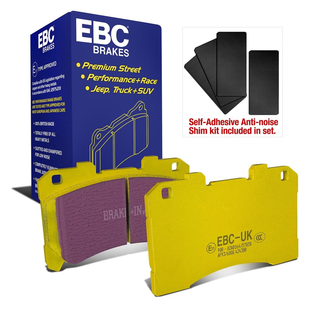 set placute frana,frana disc EBC Brakes Yellowstuff with a stable friction coefficient of DP42430R