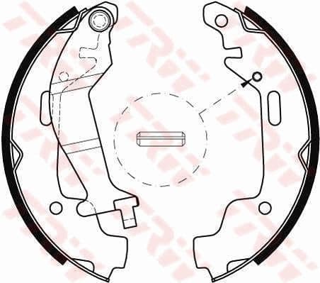Set saboti frana TRW GS8468