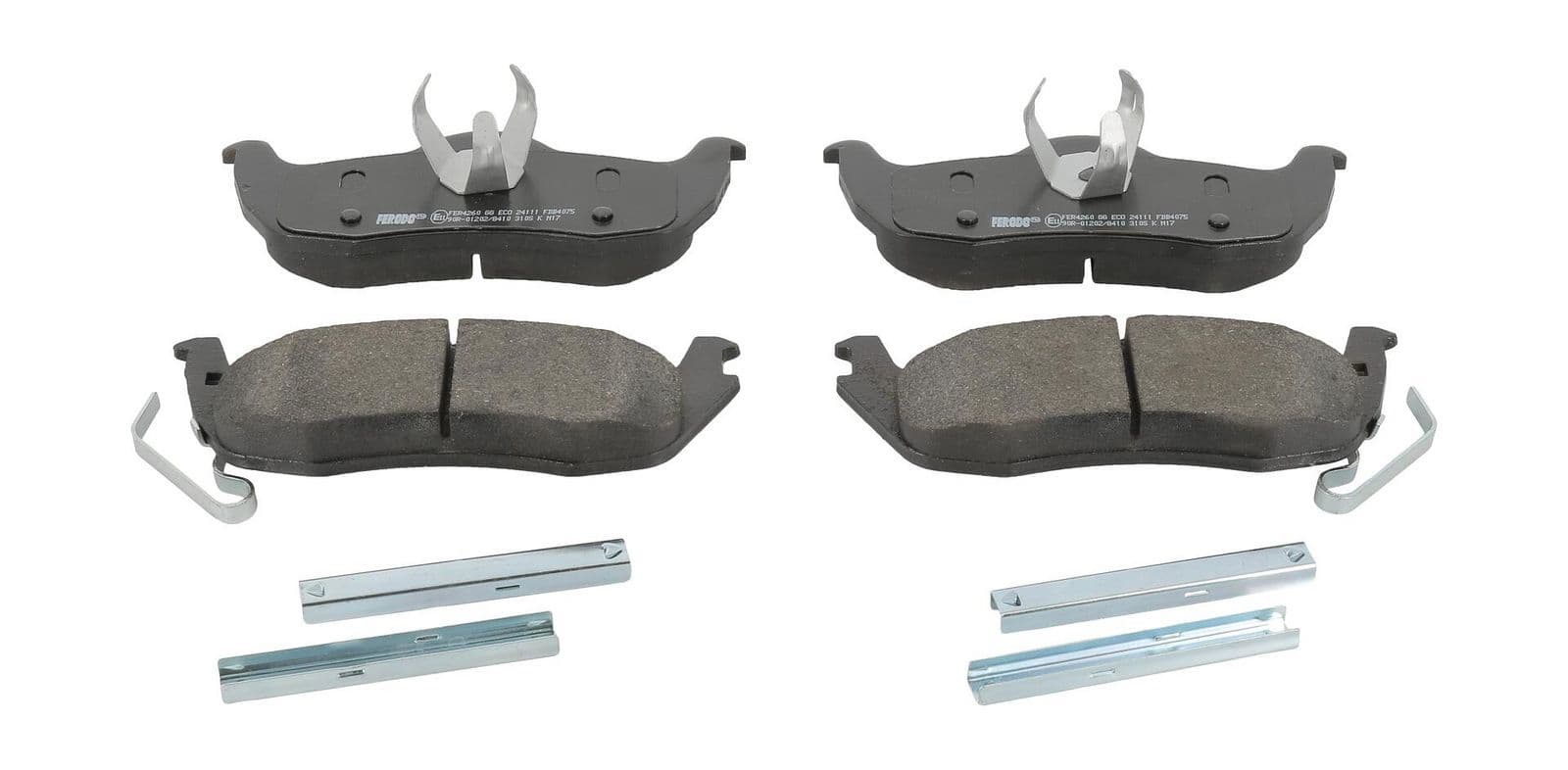 set placute frana,frana disc FERODO PREMIER ECO FRICTION FDB4075