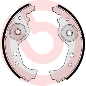 Set saboti frana BREMBO ESSENTIAL LINE S 23 501