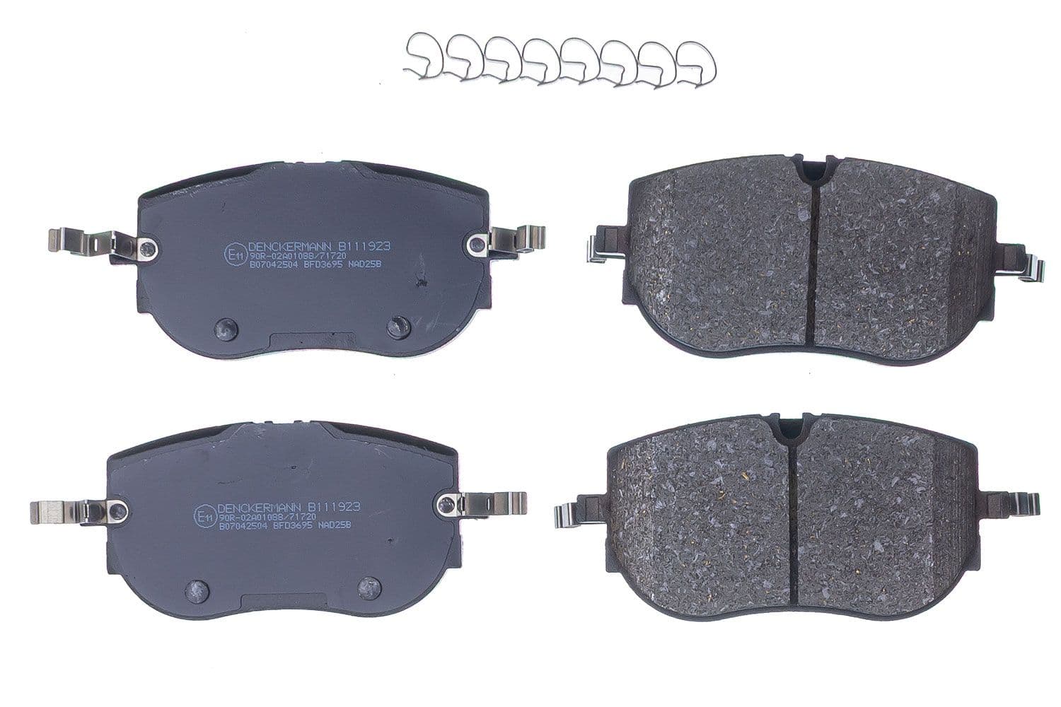 set placute frana,frana disc DENCKERMANN B111923