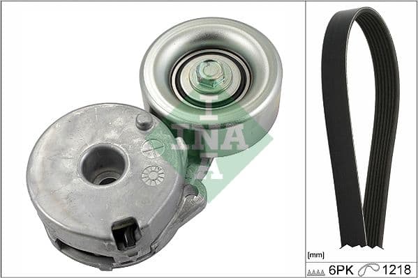 Set curea transmisie cu caneluri Schaeffler INA 529 0225 10