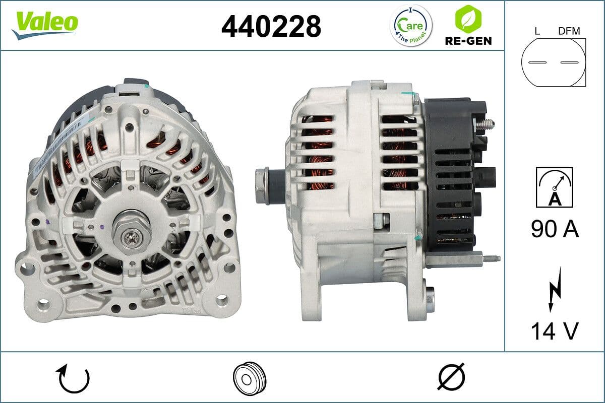 Generator / Alternator VALEO 440228