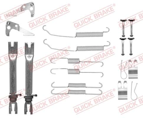 Set accesorii, sabot de frana QUICK BRAKE 105-0882S