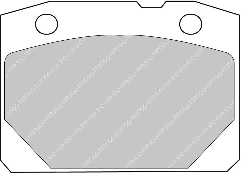set placute frana,frana disc FERODO FDS96