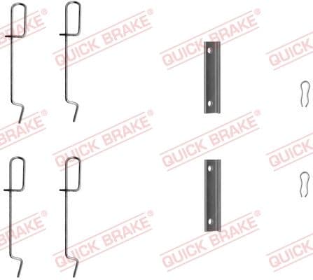 Set accesorii, placute frana QUICK BRAKE 109-1125