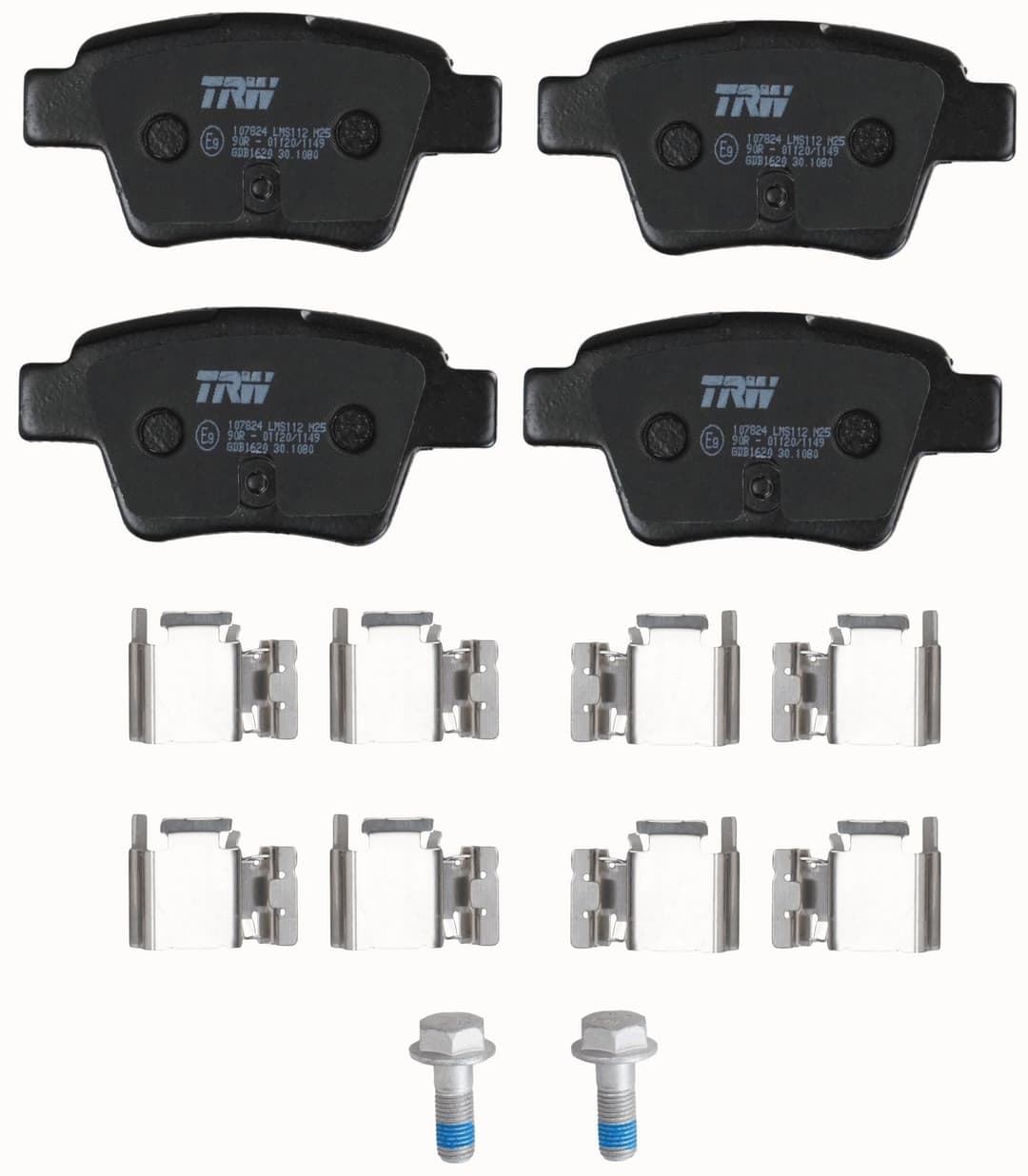 set placute frana,frana disc TRW GDB1620