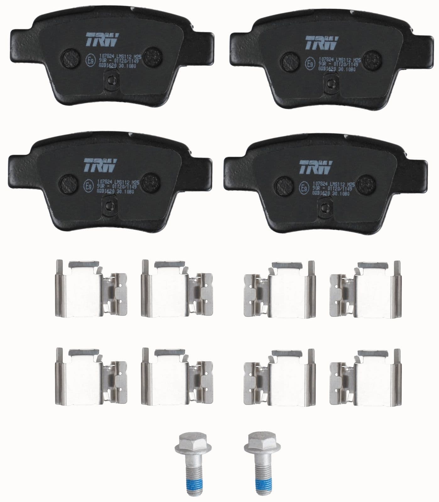 set placute frana,frana disc TRW GDB1620