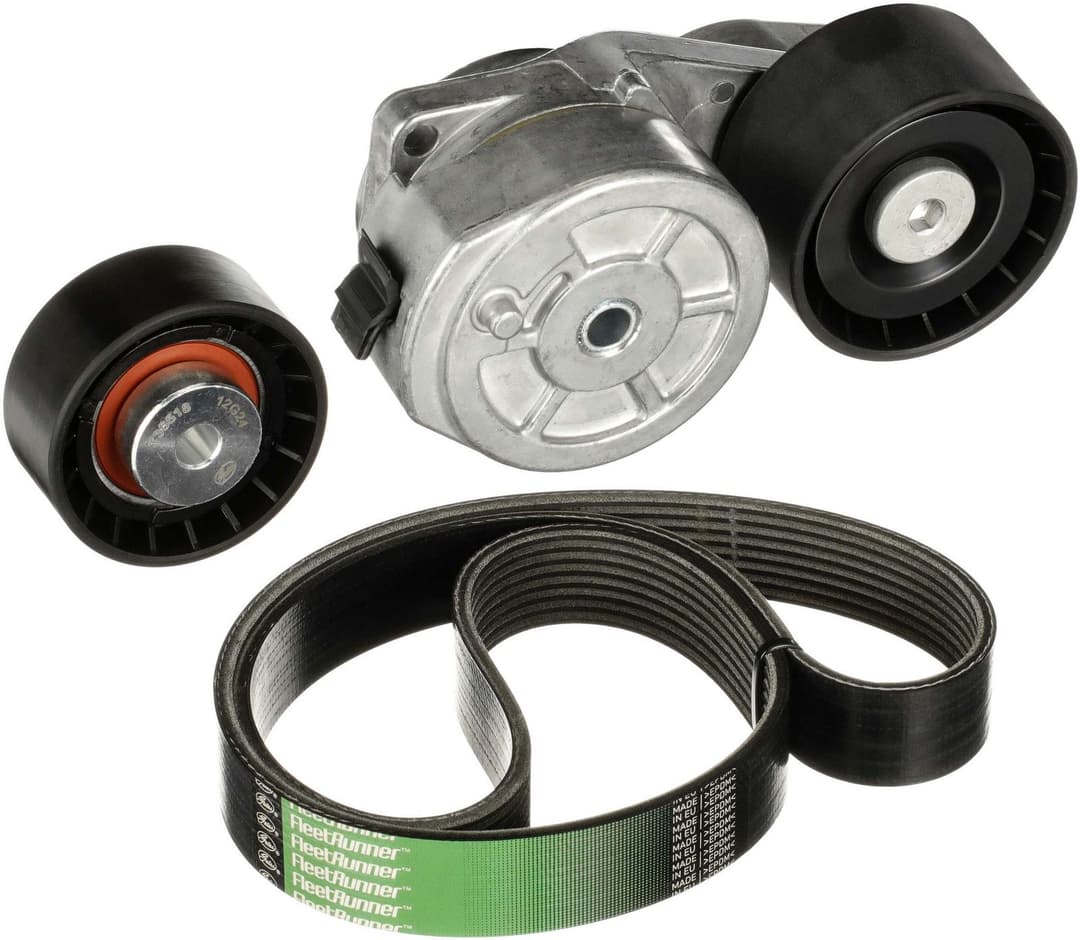 Set curea transmisie cu caneluri GATES FleetRunner™ Micro-V® K018PK1890HD