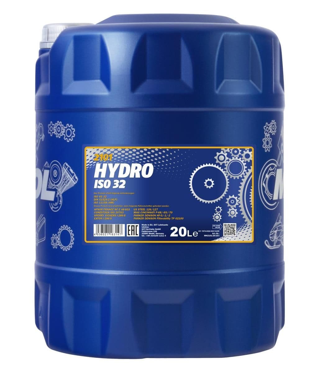 MANNOL HYDRO ISO 32 HM- 20L