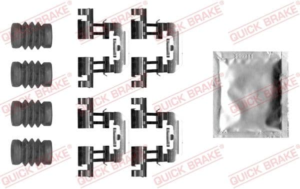 Set accesorii, placute frana QUICK BRAKE 109-0025