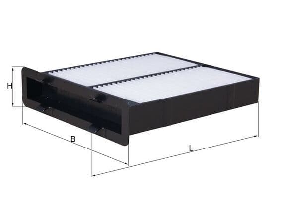 Filtru, aer habitaclu MAHLE LA 682