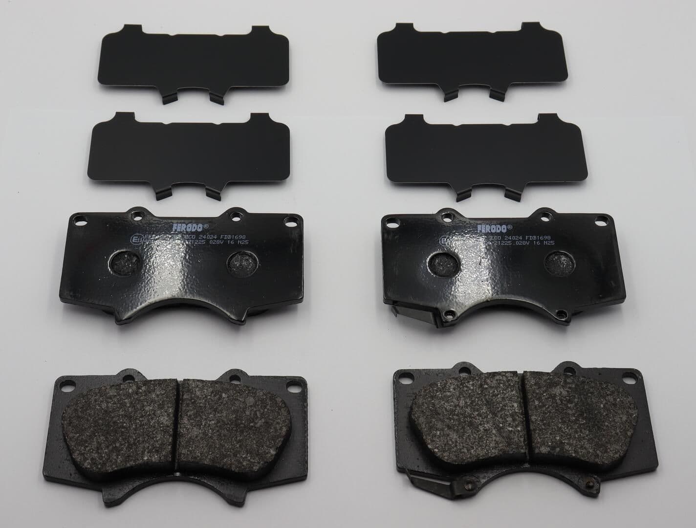 set placute frana,frana disc FERODO PREMIER ECO FRICTION FDB1698