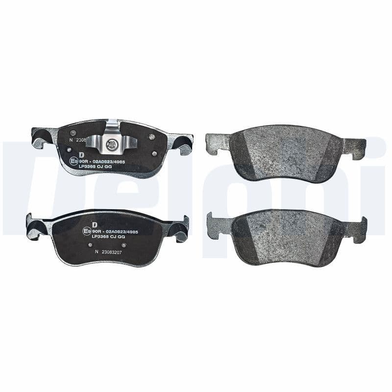 set placute frana,frana disc DELPHI LP3365