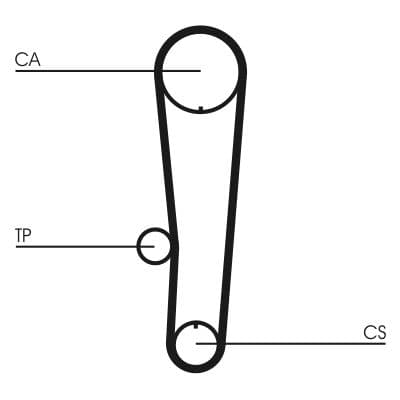 Set curea de distributie CONTINENTAL CTAM CT1017K1