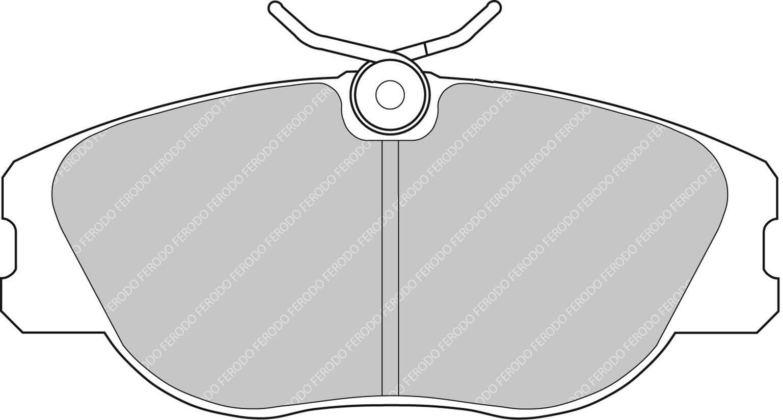 set placute frana,frana disc FERODO FCP565W