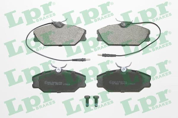 set placute frana,frana disc LPR 05P445