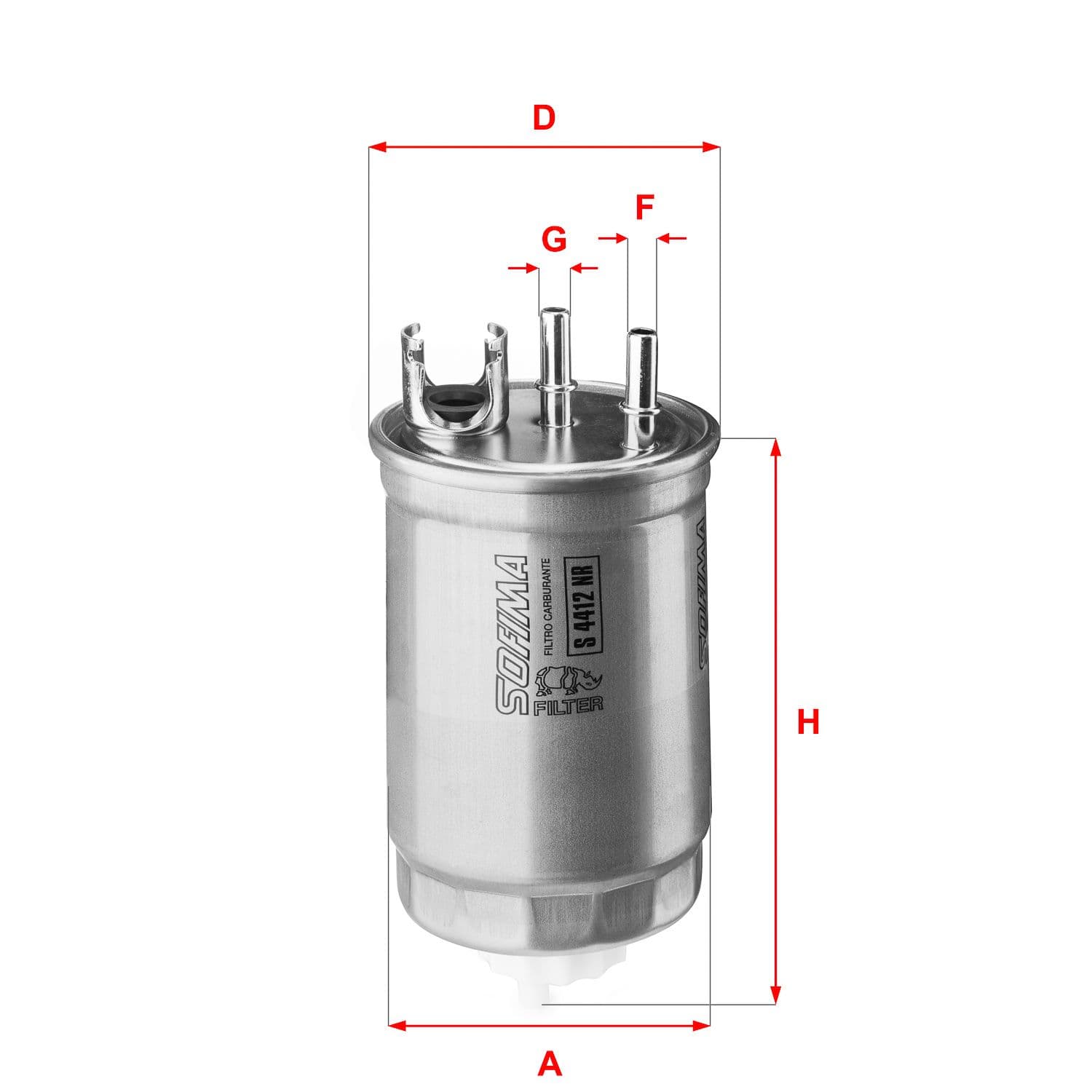 filtru combustibil SOFIMA S 4412 NR