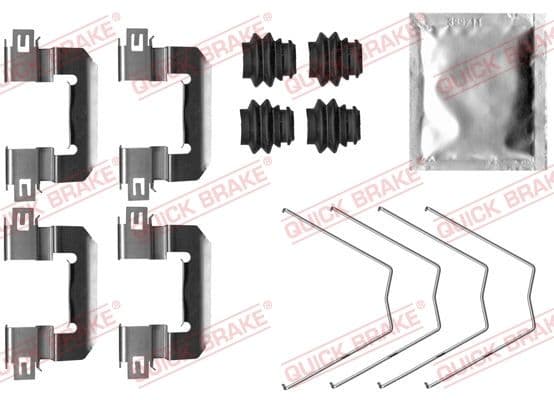 Set accesorii, placute frana QUICK BRAKE 109-0063