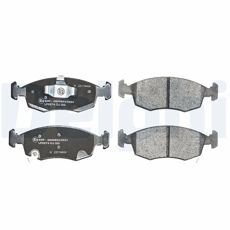 set placute frana,frana disc DELPHI LP2274