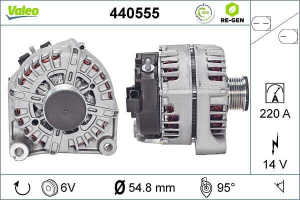 Generator / Alternator VALEO 440555