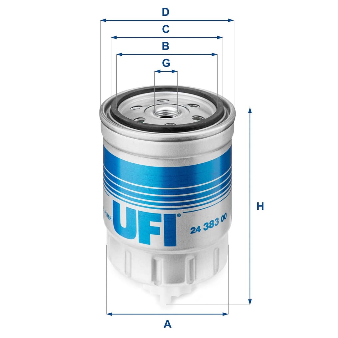 filtru combustibil UFI 24.383.00