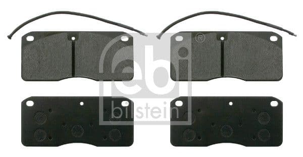 set placute frana,frana disc FEBI BILSTEIN 16572