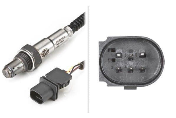 Sonda Lambda HELLA 6PA 009 166-801