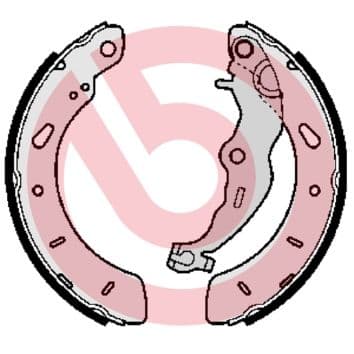 Set saboti frana BREMBO ESSENTIAL LINE S 24 551