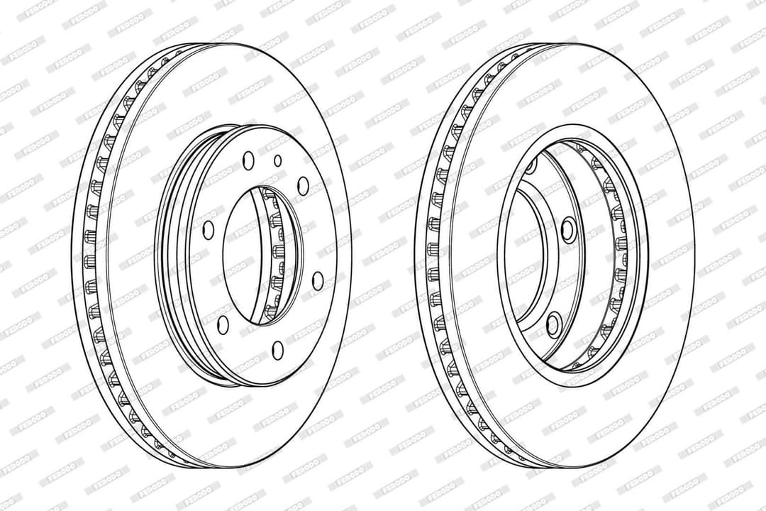 Disc frana FERODO PREMIER DDF2462C-1