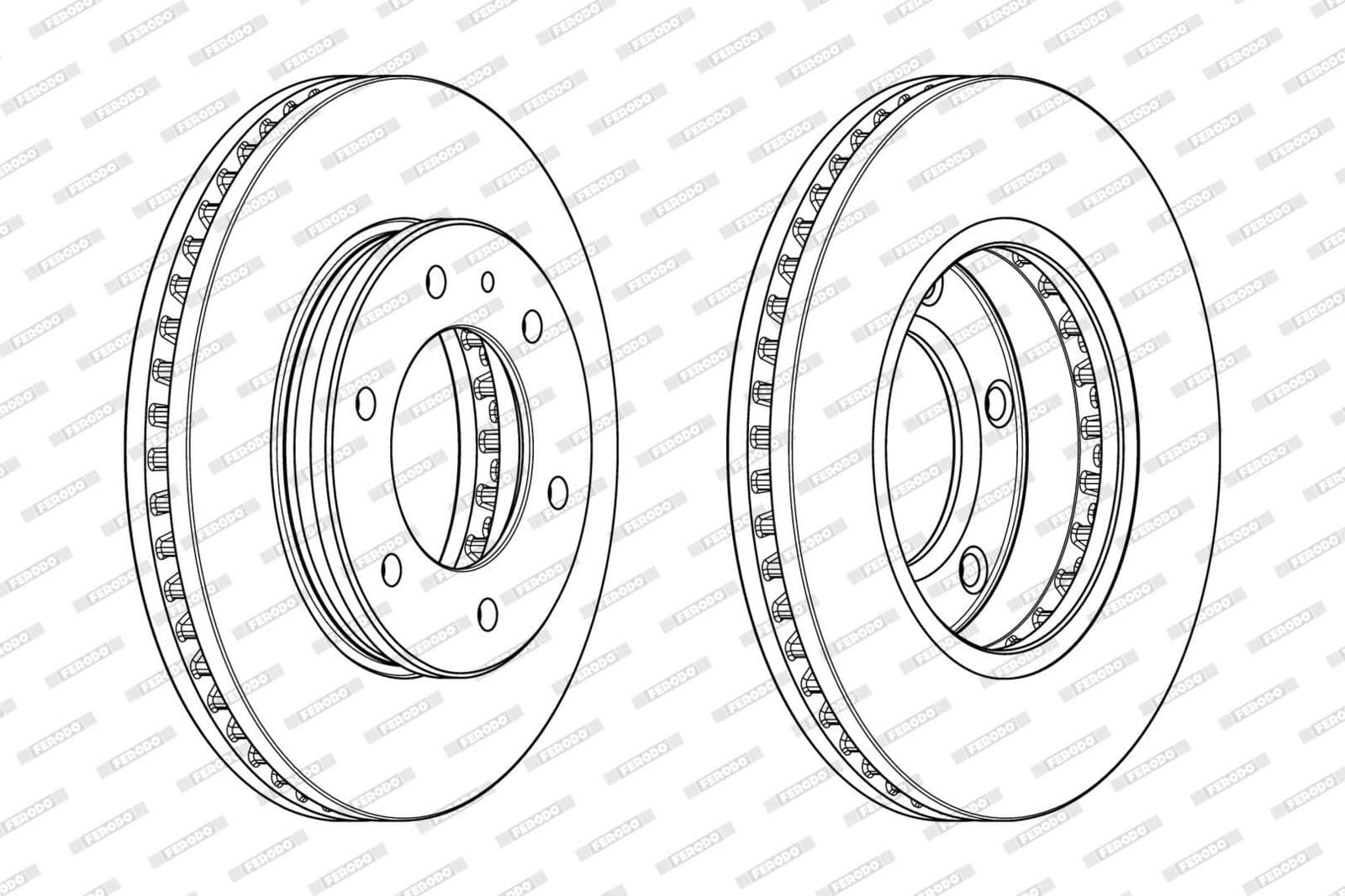 Disc frana FERODO PREMIER DDF2462C-1