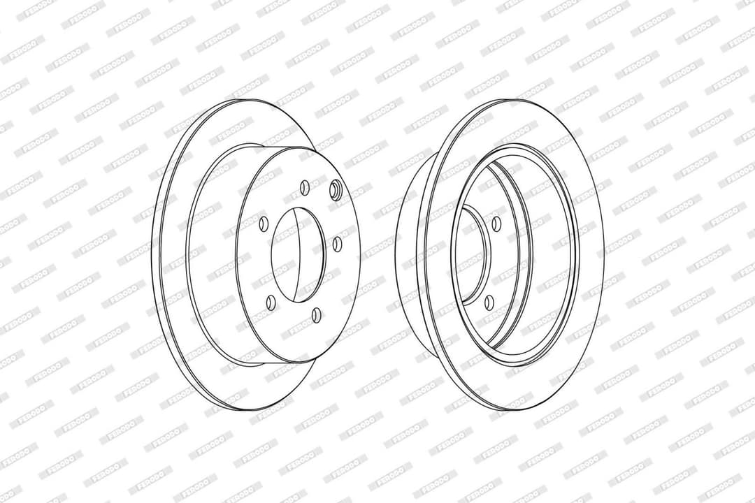 Disc frana FERODO DDF1986C