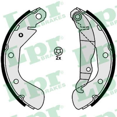 Set saboti frana LPR 08120