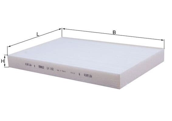 Filtru, aer habitaclu MAHLE LA 1162