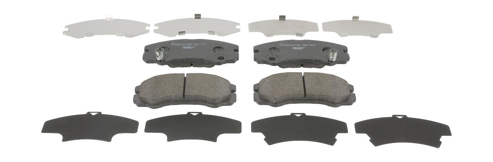 set placute frana,frana disc FERODO PREMIER ECO FRICTION FDB1511