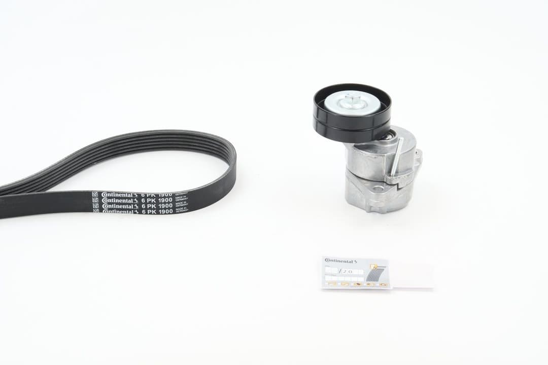 Set curea transmisie cu caneluri CONTINENTAL CTAM 6PK1900K1