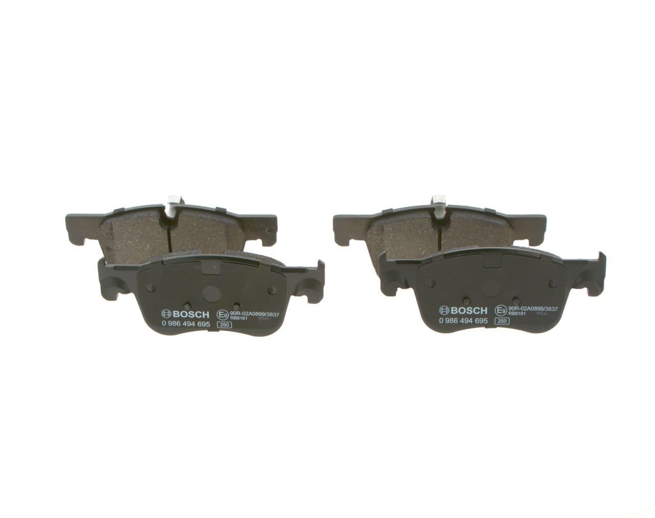 set placute frana,frana disc BOSCH 0 986 494 695