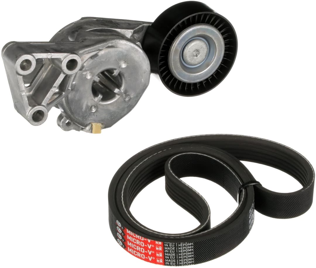 Set curea transmisie cu caneluri GATES Micro-V® K026PK1123
