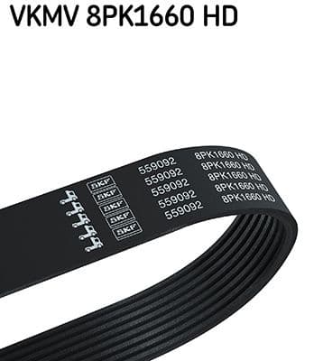 Curea transmisie cu caneluri SKF VKMV 8PK1660 HD