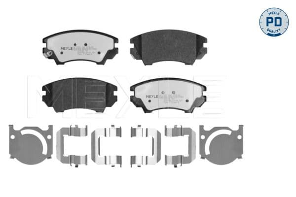 set placute frana,frana disc MEYLE -PD: Advanced performance and design. 025 244 1219/PD