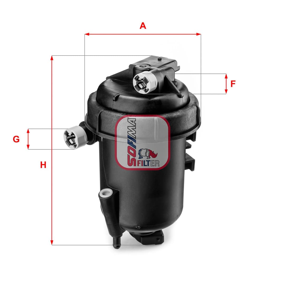 filtru combustibil SOFIMA S 5144 GC