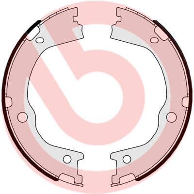 Set saboti frana, frana de mana BREMBO S 30 526