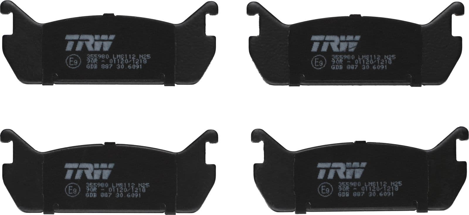 set placute frana,frana disc TRW GDB887