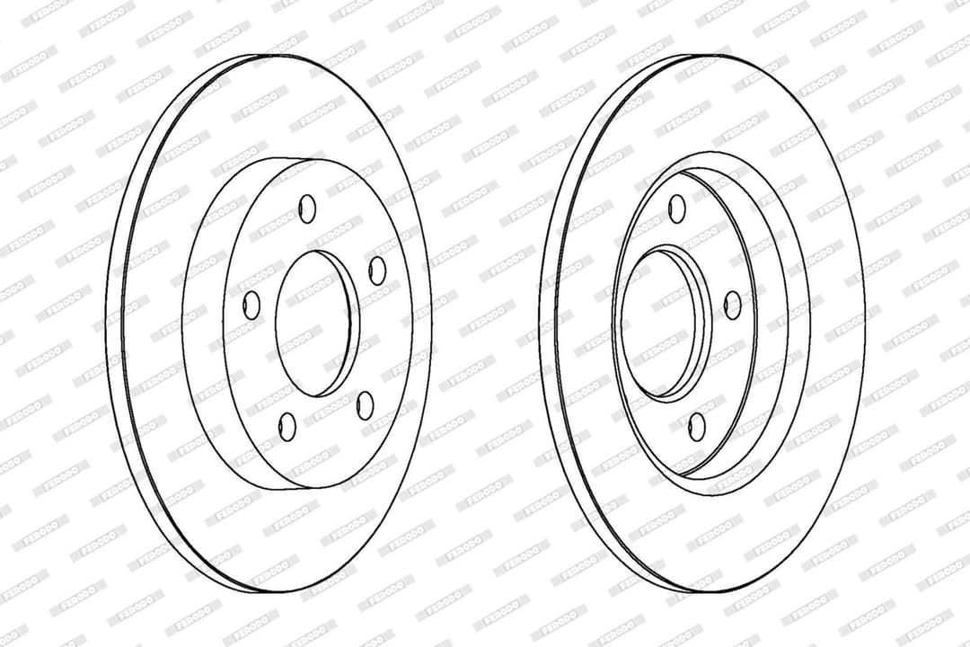Disc frana FERODO DDF1420C