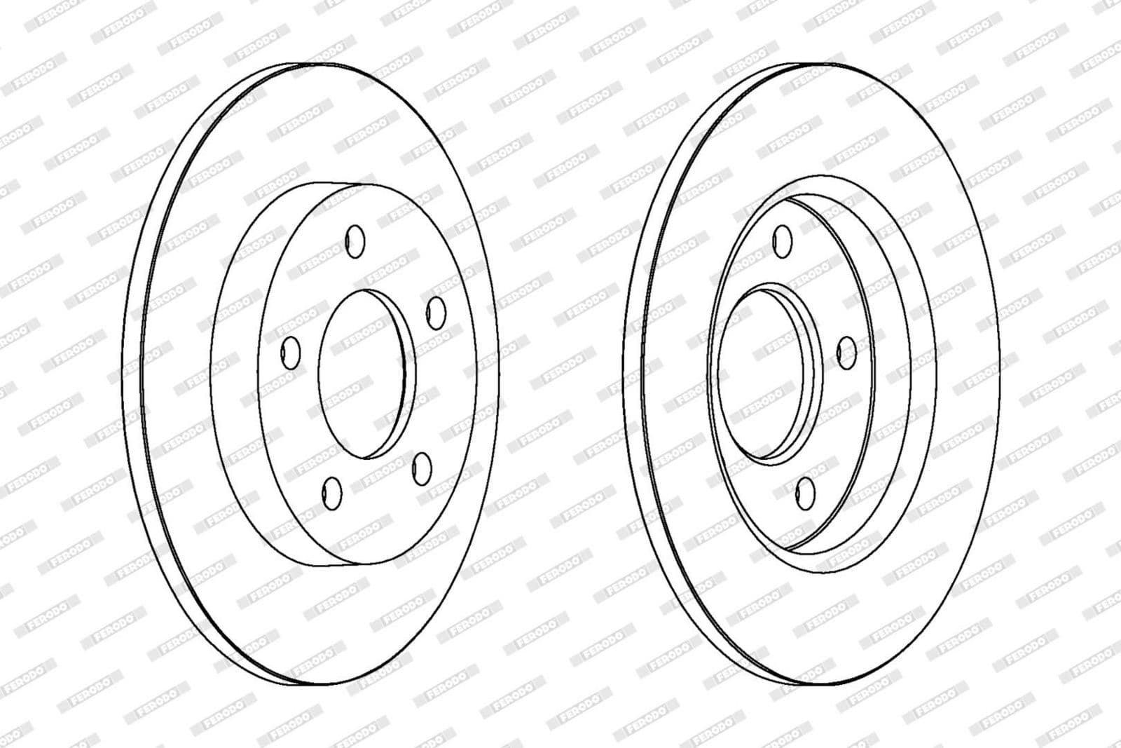 Disc frana FERODO DDF1420C