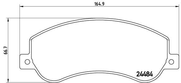 set placute frana,frana disc BREMBO PRIME LINE P 85 115