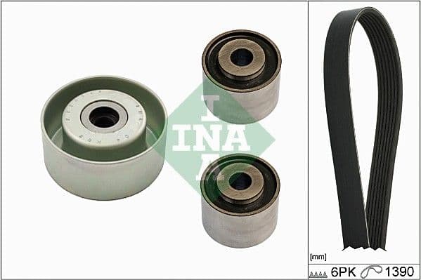 Set curea transmisie cu caneluri Schaeffler INA 529 0157 10