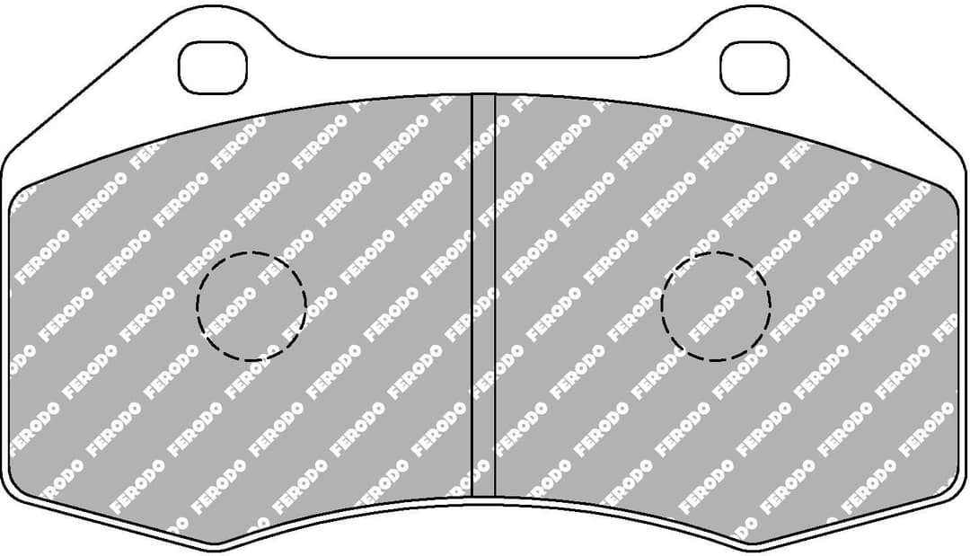 set placute frana,frana disc FERODO FCP1667W