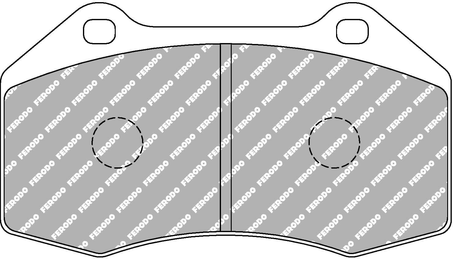 set placute frana,frana disc FERODO FCP1667W