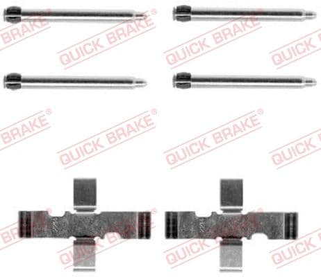 Set accesorii, placute frana QUICK BRAKE 109-1101